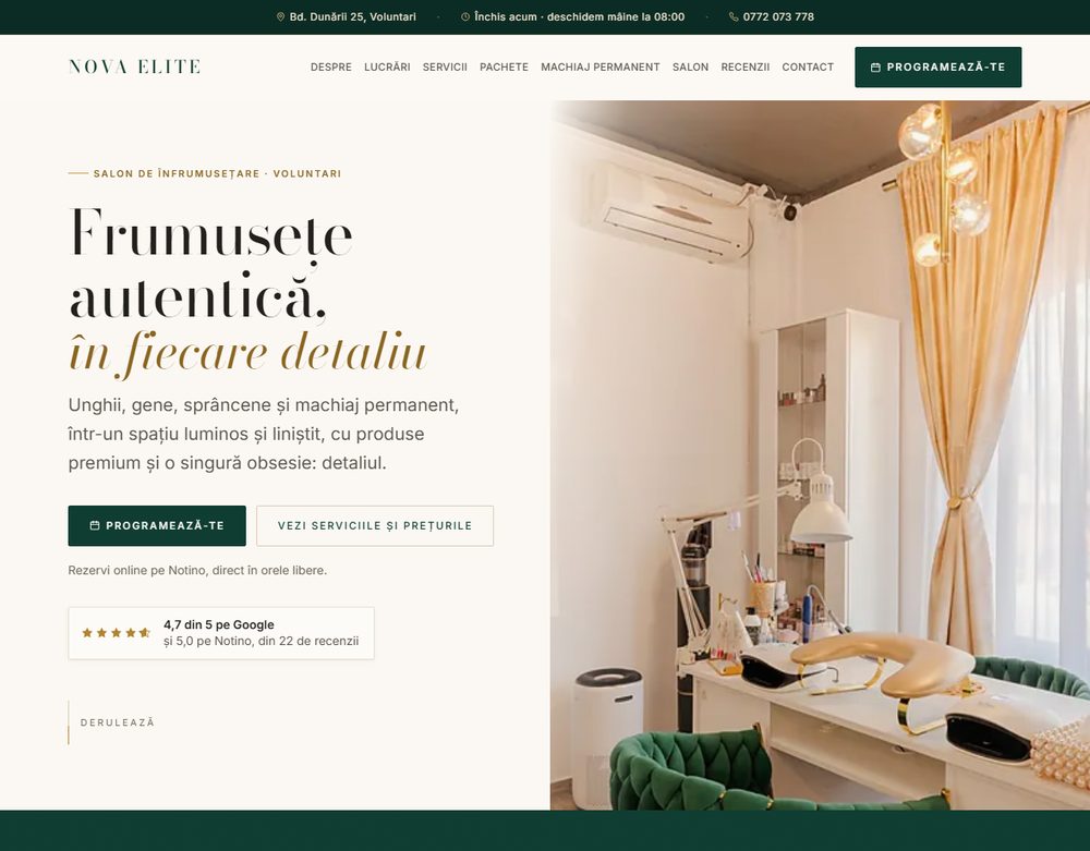 Pagina principală novaelitesalon.ro